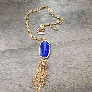 💯Auth KENDRA SCOTT Rayne Cobalt Blue Necklace